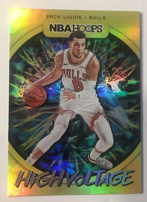 2019-20 Zach LaVine Panini NBA Hoops High Voltage #21 BULLS - Image 1 of 2