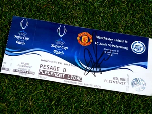 Place Ticket MANCHESTER UNITED ZENITH ST PETERSBURG signed ANDREY ARSHAVIN foot - Bild 1 von 1
