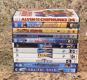 11 Disney DVD Columbia Family Animal Movie Snow Dogs Underdog Snow Air Space Bud - Picture 1 of 12