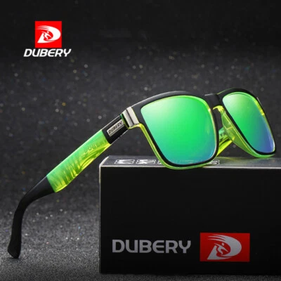 DUBERY Sports Polarized Sunglasses Men Women Square Driving Glasses HD Lens US - Image 1 of 4