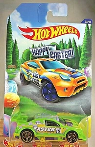 Walmart 3/6 Happy Easter Series 2015 Hot Wheels verde con radios Pr5 dorados - Imagen 1 de 5
