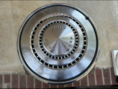 FORD LTD GALAXIE TORINO  16" OEM WHEEL COVER HUB CAP ALLOY MACHINED 1973-1976 - Image 1 of 4