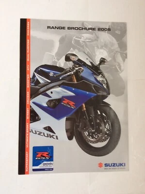 SUZUKI MOTORCYCLE RANGE SALES BROCHURE 2005 - Image 1 of 4
