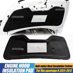 Engine soundproof cotton w buckle Noise Proof Mat For Kia sportage R 2011-2017 - Picture 1 of 8