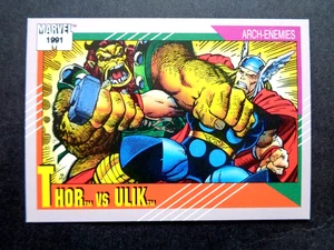 1991 IMPEL *MARVEL UNIVERSE II* CARD #122 THOR VS ULIK NM - Picture 1 of 2