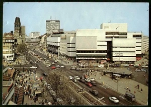 AK Berlin, Deutschland - Europa Zentrum Gebäude & Straße UNP - Bild 1 von 3