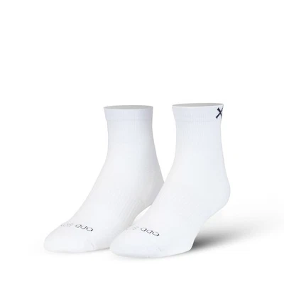 Calcetines ODD SOX Basix Cuarto Blanco, Hombre Mujer, Atléticos, Ligeros, Paquete de 3 Foto 1 de 2