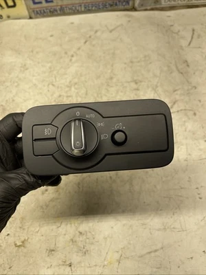 Interruptor de control de luz de faros Volkswagen Touareg 2011-2017 OEM Foto 1 de 4