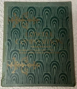 Vintage School Lowell Composition Lined Notebook Book Handwritten 1906 - Bild 1 von 13