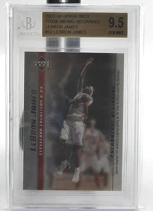 2003-2004 Upper Deck Lebron James #12 Graded 9.5 Beckett Lakers NBA Card - Picture 1 of 2