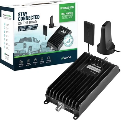 SureCall Fusion2Go Ultra Vehicle Signal Booster for 5G/4G LTE FCC Certified - Image 1 of 4