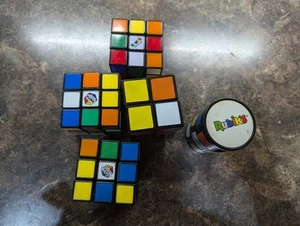 Set Of 5 Vintage Rubiks Cubes - Picture 1 of 13