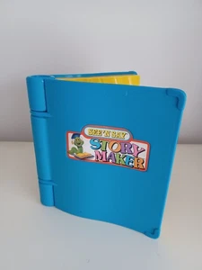 Libro de juguetes electrónico Mattel See 'N Say Story Maker azul 1991 RARO - Imagen 1 de 24