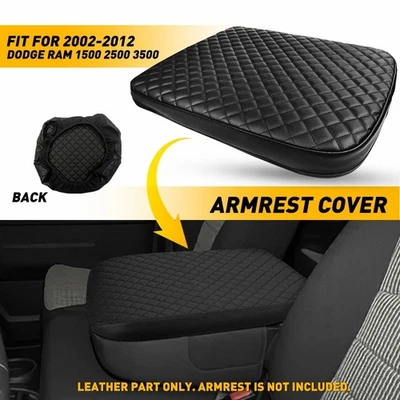 PARA Dodge RAM 1500 2500 3500 2002-12 consola central tapa reposabrazos cubierta protectora ED Foto 1 de 4