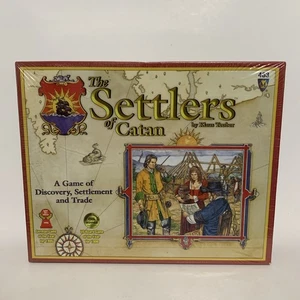 Juego de mesa The Settlers of Catan 2003 Mayfair Games 483 ganador del premio NUEVO sellado - Imagen 1 de 2