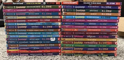 34 Goosebumps Vintage Book Lot Foto 1 de 4