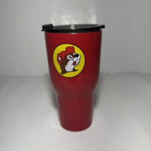 Buc-ee’s Logo rot Becher Reise Kaffeebecher RTIC Bucees glänzend rot 30 oz - Bild 1 von 10