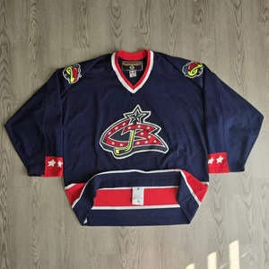 Columbus Blue Jackets Blank KOHO Authentic NHL Hockey Jersey 56 Home  - Picture 1 of 10