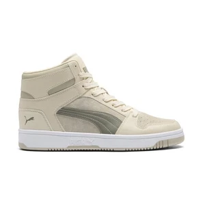 Puma Rebound Layup Washed Suede Mens Beige Lifestyle Sneakers Shoes - Picture 1 of 6