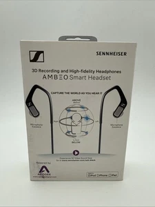 Sennheiser Ambeo Smart Headset Earphones - Uses Lightning Connector- Black - New - Picture 1 of 8