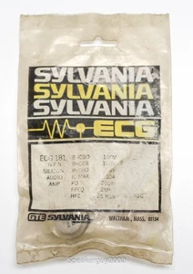 Sylvania ECG 181 / Silicon Bipolar Junction Transistor - BJT - Picture 1 of 2
