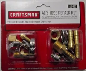 Craftsman 16411 ACR1020-CRA Kit riparazione tubo aria 1/4" e 3/8" - Foto 1 di 2