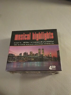Musical Highlights on Broadway ( 4er Box) NEU in Folie  - Bild 1 von 2