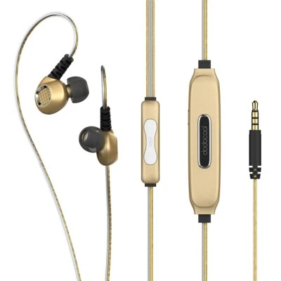 Fone de ouvido luminoso luz azul EL fone de ouvido brilhante com microfone estéreo intra-auricular - Imagem 1 de 3