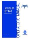 New Holland Tandem Disc St440 Operator`S Manual