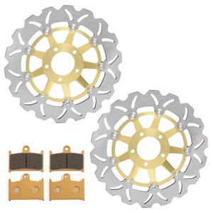 Für Suzuki GSX-R GSXR 750 88-93 GSX-R 1100 89-92 Bremsscheiben Rotoren Beläge vorne - Bild 1 von 10