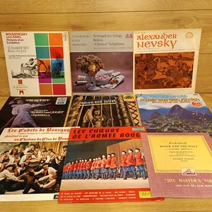 Job Lot Bundle of Vintage Classical Classic 12” Vinyl Records - Mixed Lots of 9 - Picture 1 of 14