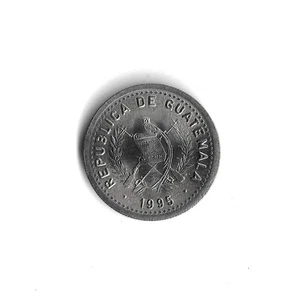 *Higher Grade/UNC* 1995 Guatemala 10 Centavos World Coin - KM# 277 - Picture 1 of 2