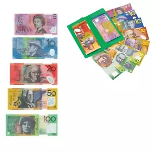 Australian Play Money Notes $5, $10, $20, $50 and $100 : 100 Notes in Total - Picture 1 of 1