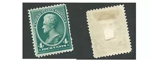 Scott 211, 4c Jefferson, F-XF CENTERING, MOGH, VERY ATTRACTIVE - Picture 1 of 1