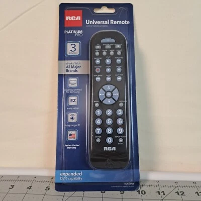 RCA  Universal Remote Control For 3 Devices-New In Box RCR3273E - Image 1 of 4