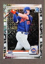 2020 Bowman Chrome Prospect #BCP-247 Brett Baty Rookie RC Mega Mojo Refractor