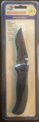 CUCHILLO WINCHESTER “STAKE OUT” LINER-LOCK con funda 22-108144 Foto 1 de 4