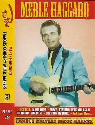 Merle Haggard ‎Famous Country Music Makers CASSETTE ALBUM Country Live - Image 1 of 4
