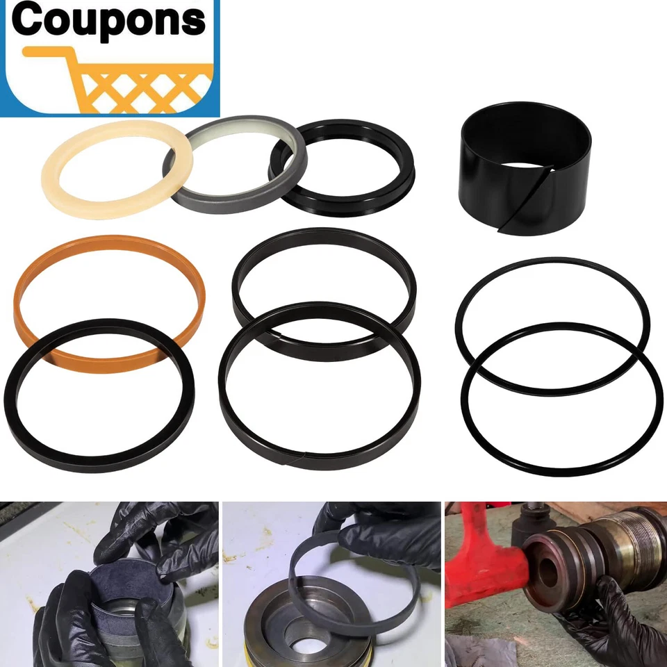Fits Case 1543294C1 G109504 Hydraulic Cylinder Seal Kit