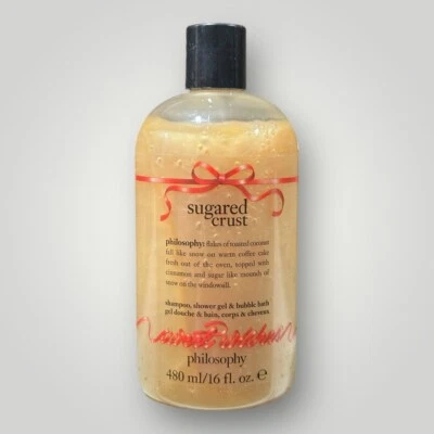 Philosophy Sugared Crust Shampoo, Shower Gel & Bubble Bath 16 Oz Sealed - Image 1 of 2