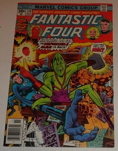 FANTASTIC FOUR #176 IMPOSSIBLE MAN COOL COVER GEORGE PEREZ NICE 9.0 1976 - Picture 1 of 1