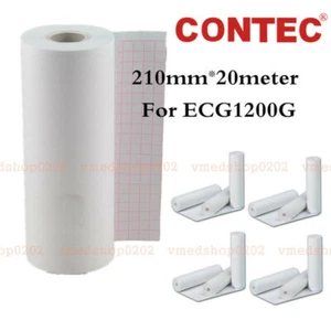 Recording Paper 210mm*20meter Thermal Printer Paper For ECG1200G ECG/EKG Machine - Picture 1 of 4