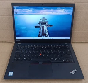 Lenovo Thinkpad T490s i5-8365 1.6Ghz 16GB 256GB SSD Win-11 14" Laptop - B - Picture 1 of 2