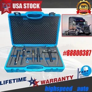 Injector Sleeve Cup Nozzle Tube Remover&Installer Tool Kit For Volvo Mack Engine - Picture 1 of 18