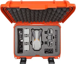 Nanuk Waterproof Hard Case with Foam Insert for DJI Air 2S Fly More Combo - Oran - Picture 1 of 9