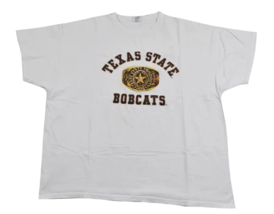 Camisa Vintage Texas State Bobcats Talla 3X-Grande Foto 1 de 4