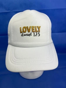 LOVELY DANIEL CHRISTIAN WHITE CAP EB01453 BIN 053 - Picture 1 of 7
