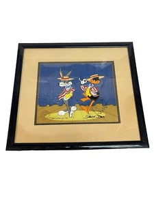 Bugs Bunny Cel Warner Bros Daffy Duck Show Time Signed Chuck Jones Cell Looney - Picture 1 of 12