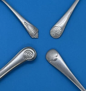 REED & BARTON SEA SHELLS GLOSSY 18/8 STAINLESS FLATWARE SEASHELLS KOREA - CHOICE - Picture 1 of 12