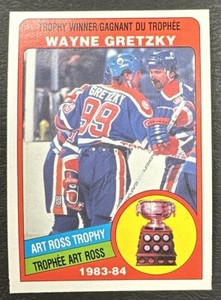 1984-85 O-Pee-Chee OPC Hockey - #373 Wayne Gretzky - Ross - Edmonton Oilers